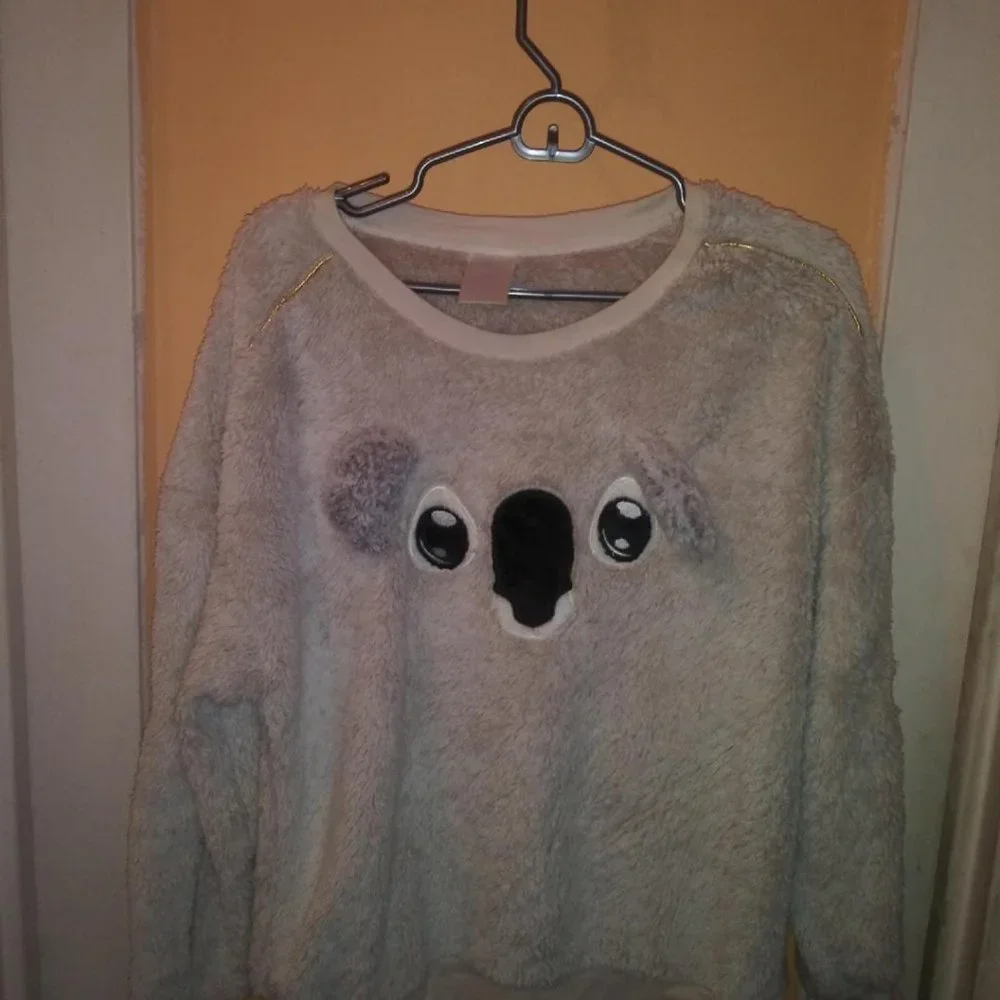 Koala Winter White Top & Boxers Pajama Sleep Set-Secret Treasures